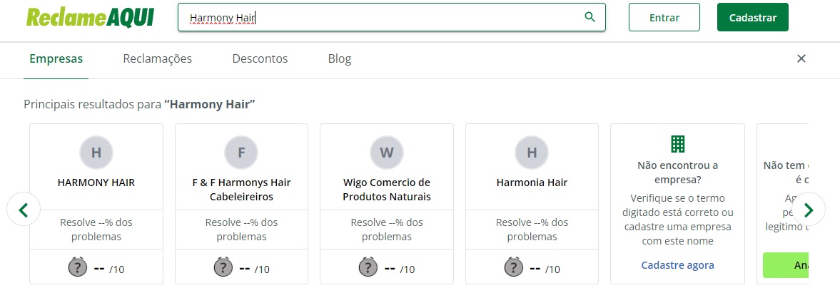 Harmony Hair reclame aqui